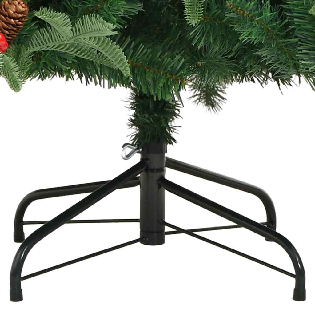 Umjetno božićno drvce Zelena 240 cm PVC i Metal i Plastika