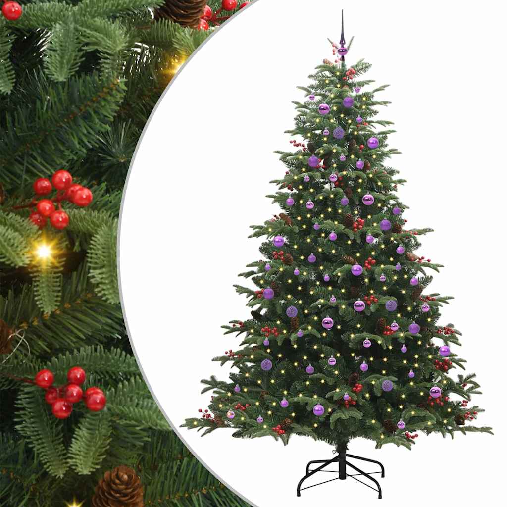 Umjetno božićno drvce Zelena 240 cm PVC i Metal i Plastika