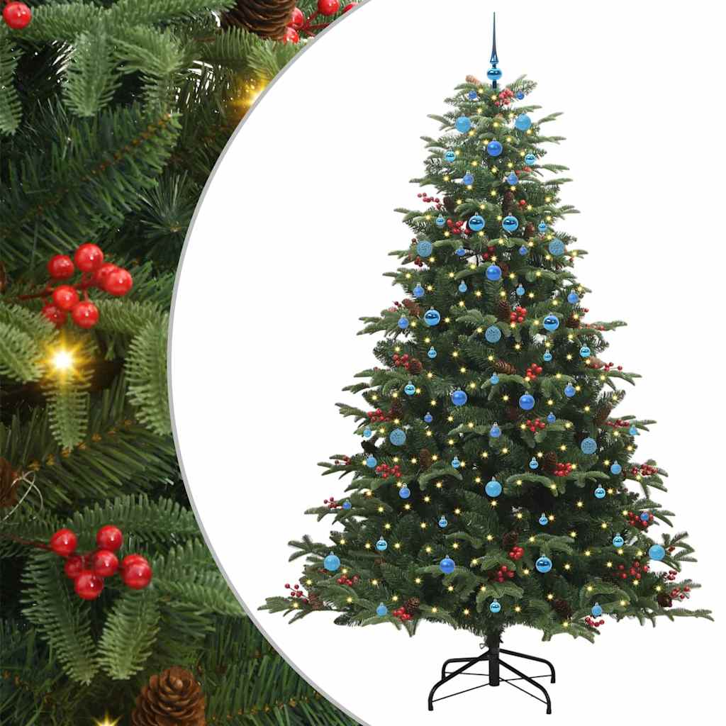Umjetno božićno drvce Zelena 240 cm PVC i Metal i Plastika
