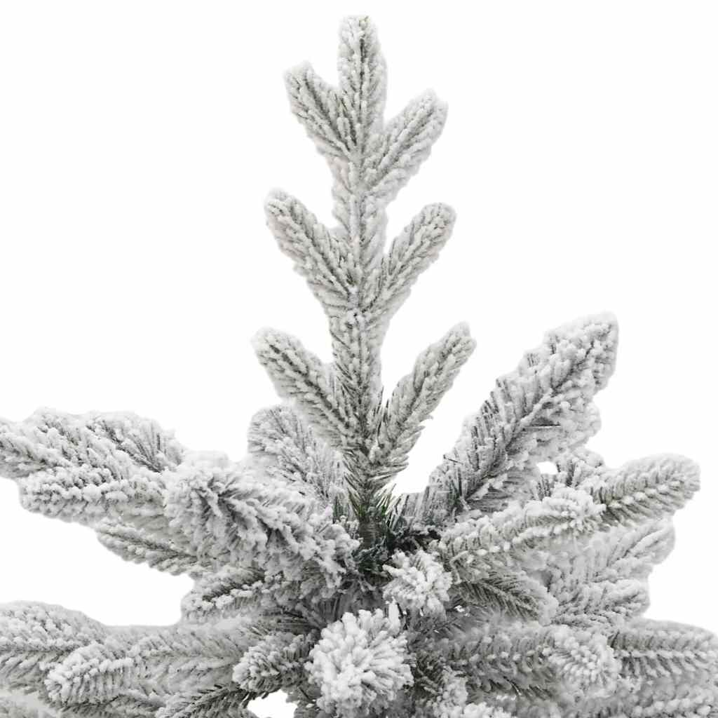 Umjetno božićno drvce s nogom Bijelo 120 cm PE i PVC