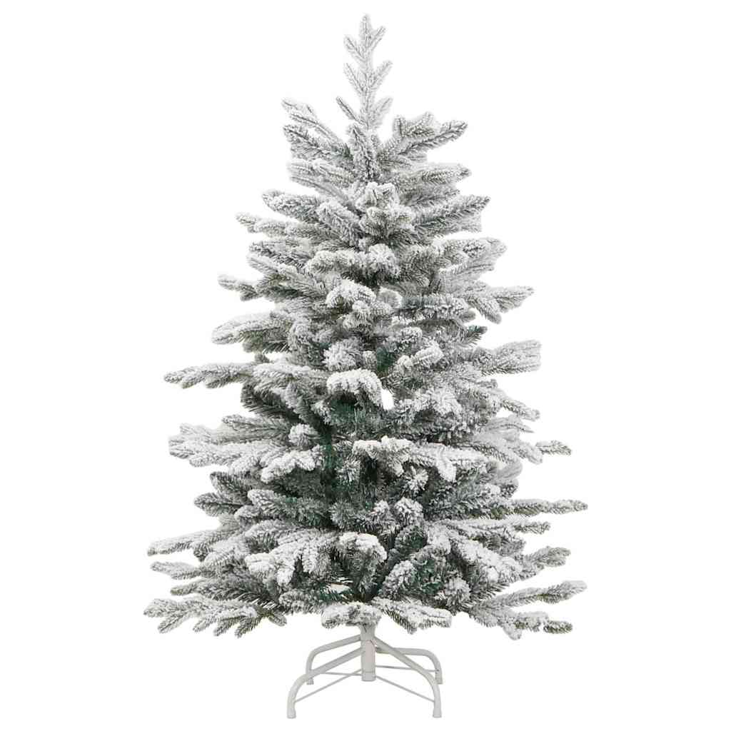 Umjetno božićno drvce s nogom Bijelo 150 cm PE i PVC