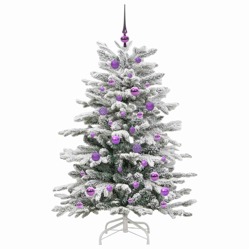 Umjetno božićno drvce s nogom Bijelo 150 cm PE i PVC
