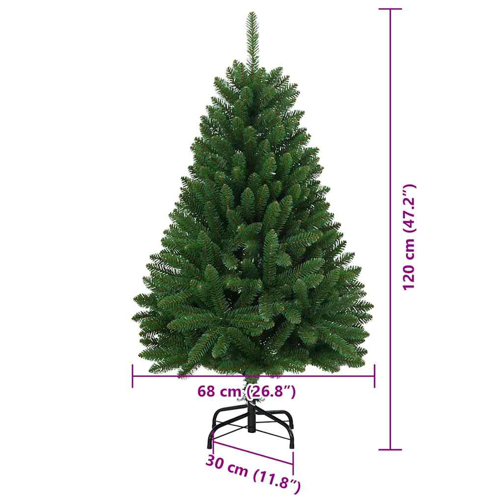 Umjetno božićno drvce 120 cm 150 LED lampica Topla bijela