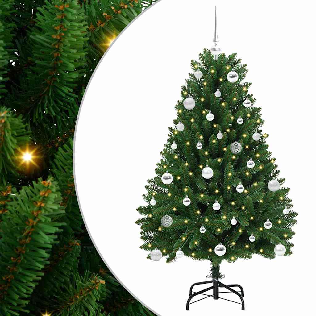 Umjetno božićno drvce Zelena 150 cm PVC i metal