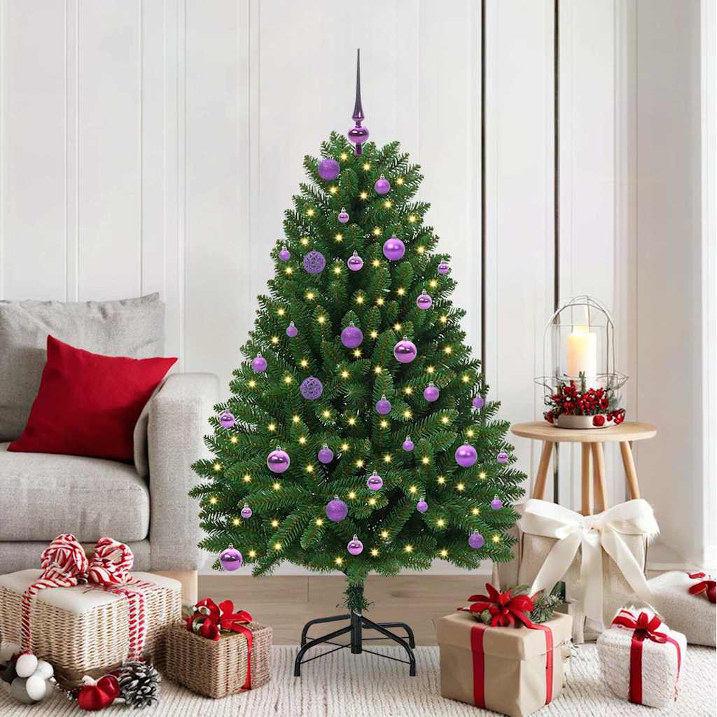 Umjetno božićno drvce 150 cm 150 LED lampica Topla bijela
