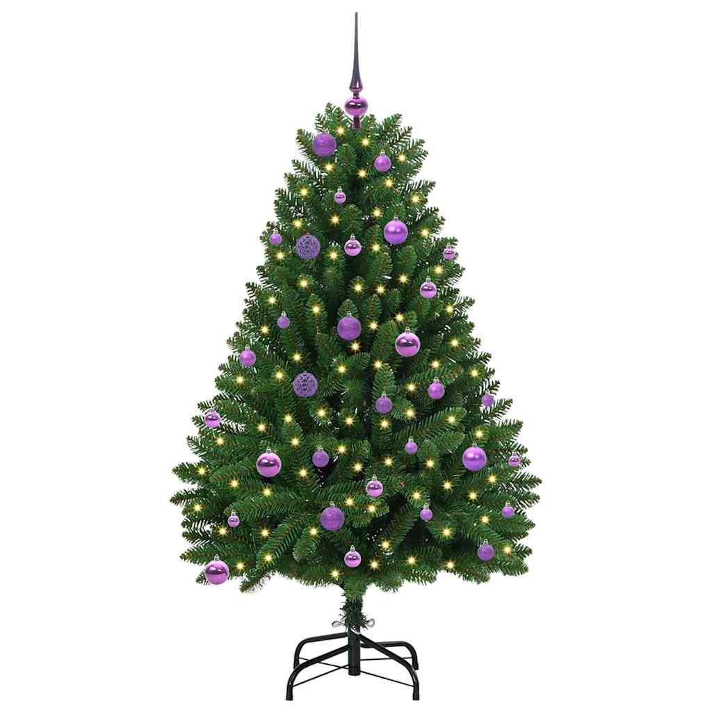 Umjetno božićno drvce 150 cm 150 LED lampica Topla bijela