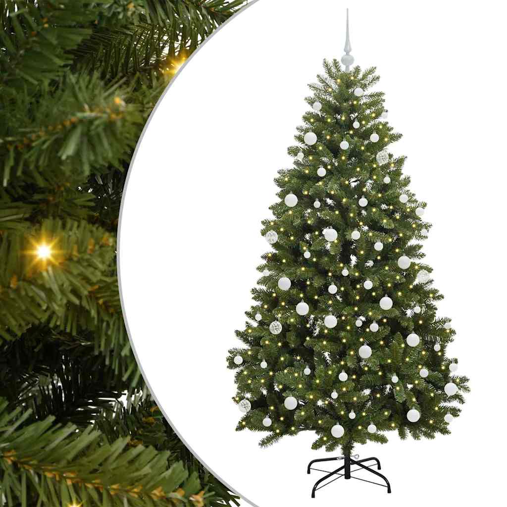 Umjetno božićno drvce Zelena 180 cm PVC i metal
