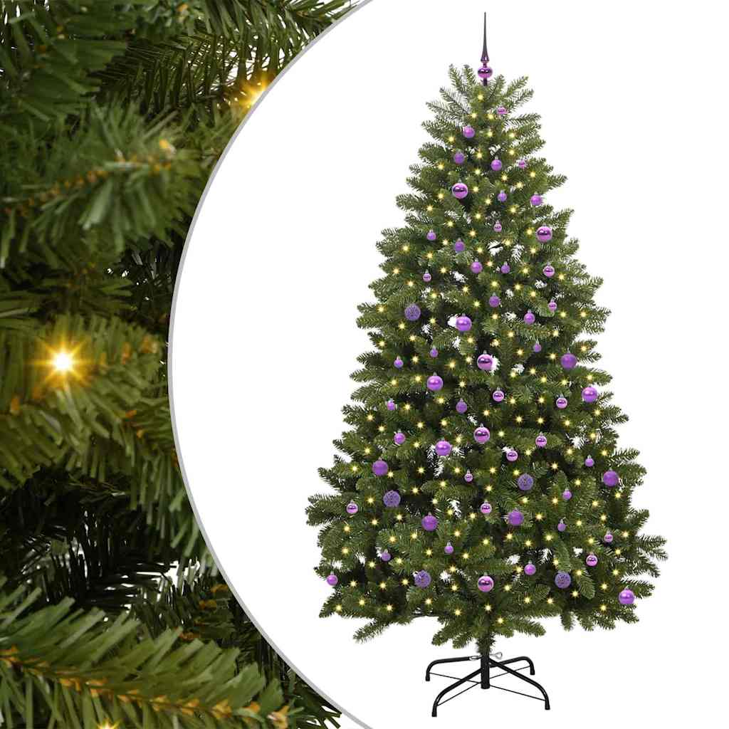 Umjetno božićno drvce 240 cm 300 LED lampica Topla bijela