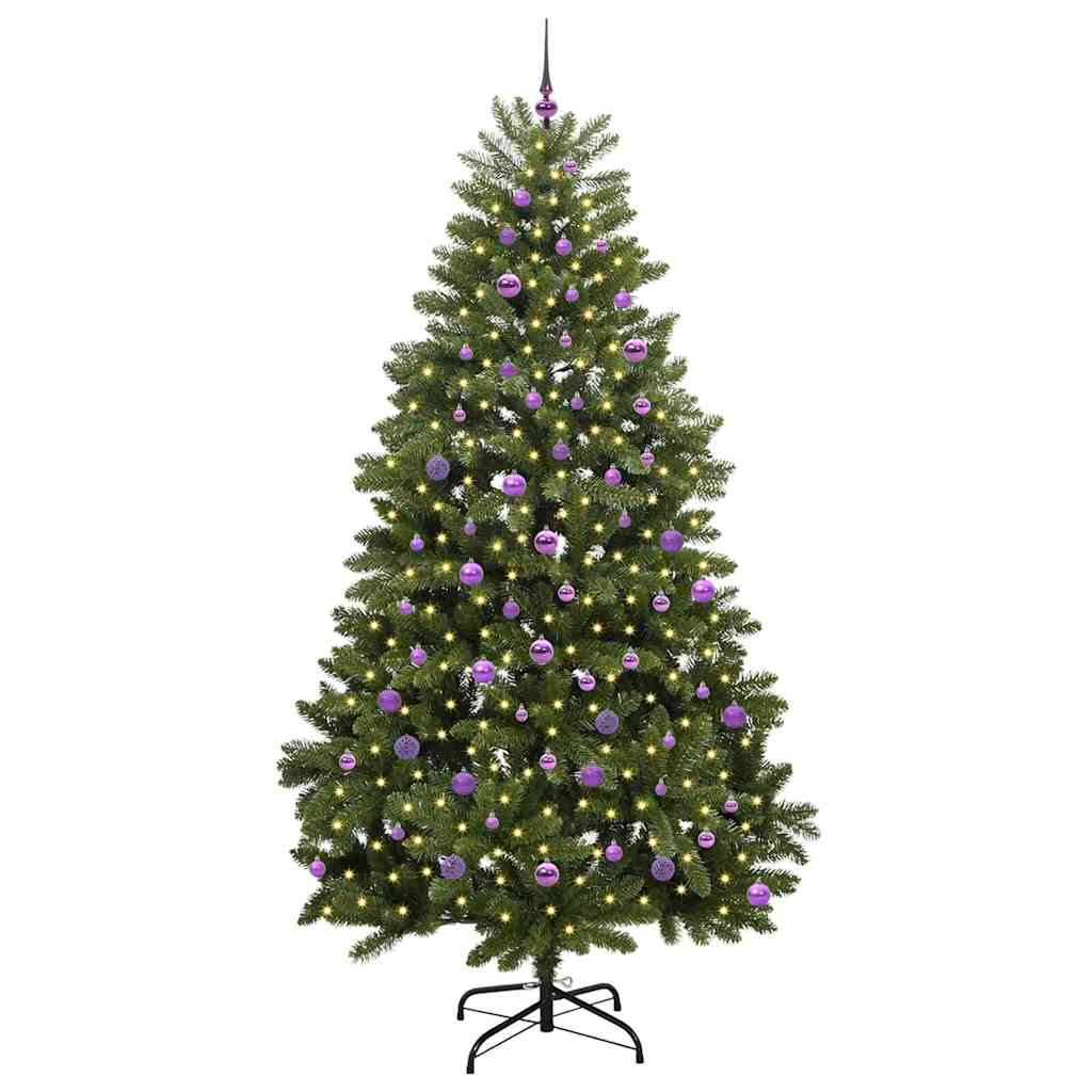 Umjetno božićno drvce 240 cm 300 LED lampica Topla bijela