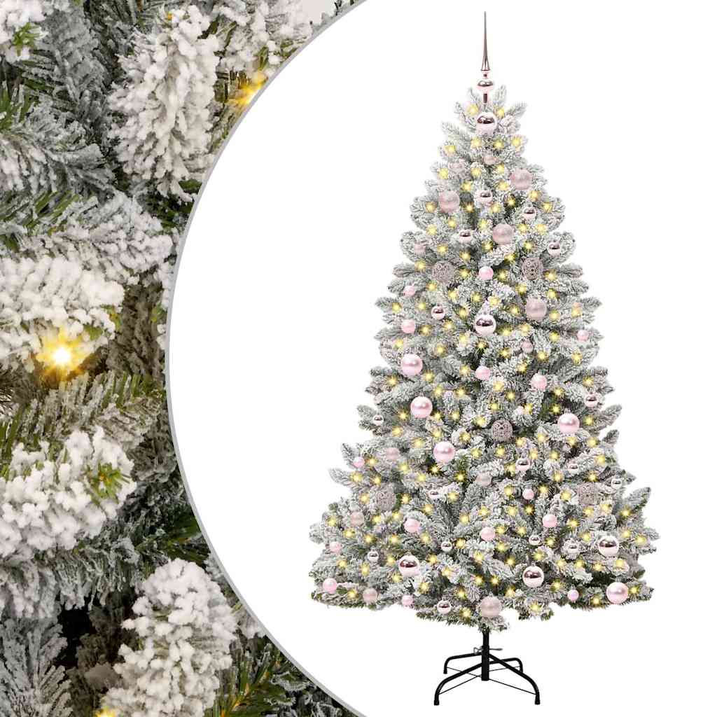 Umjetno božićno drvce 180 cm 300 LED lampica Topla bijela