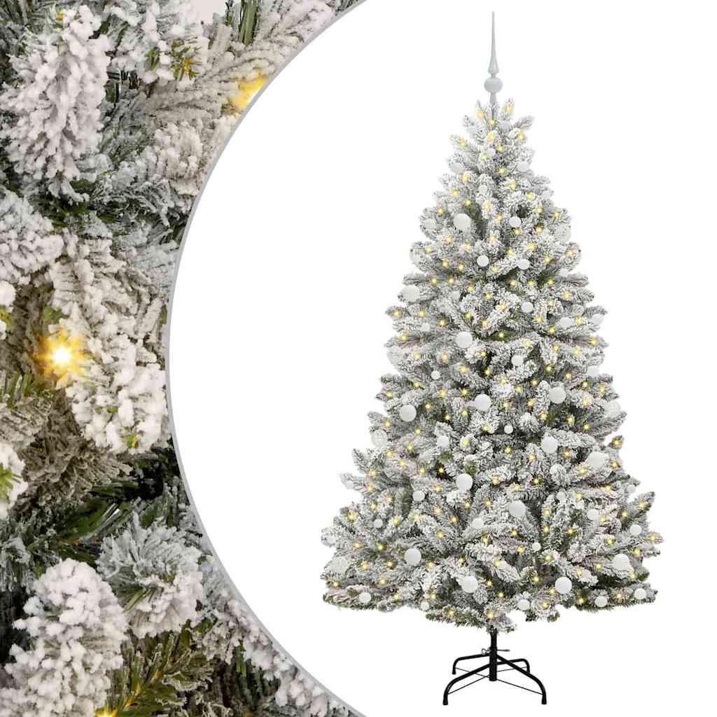 Umjetno božićno drvce 180 cm 300 LED lampica Topla bijela