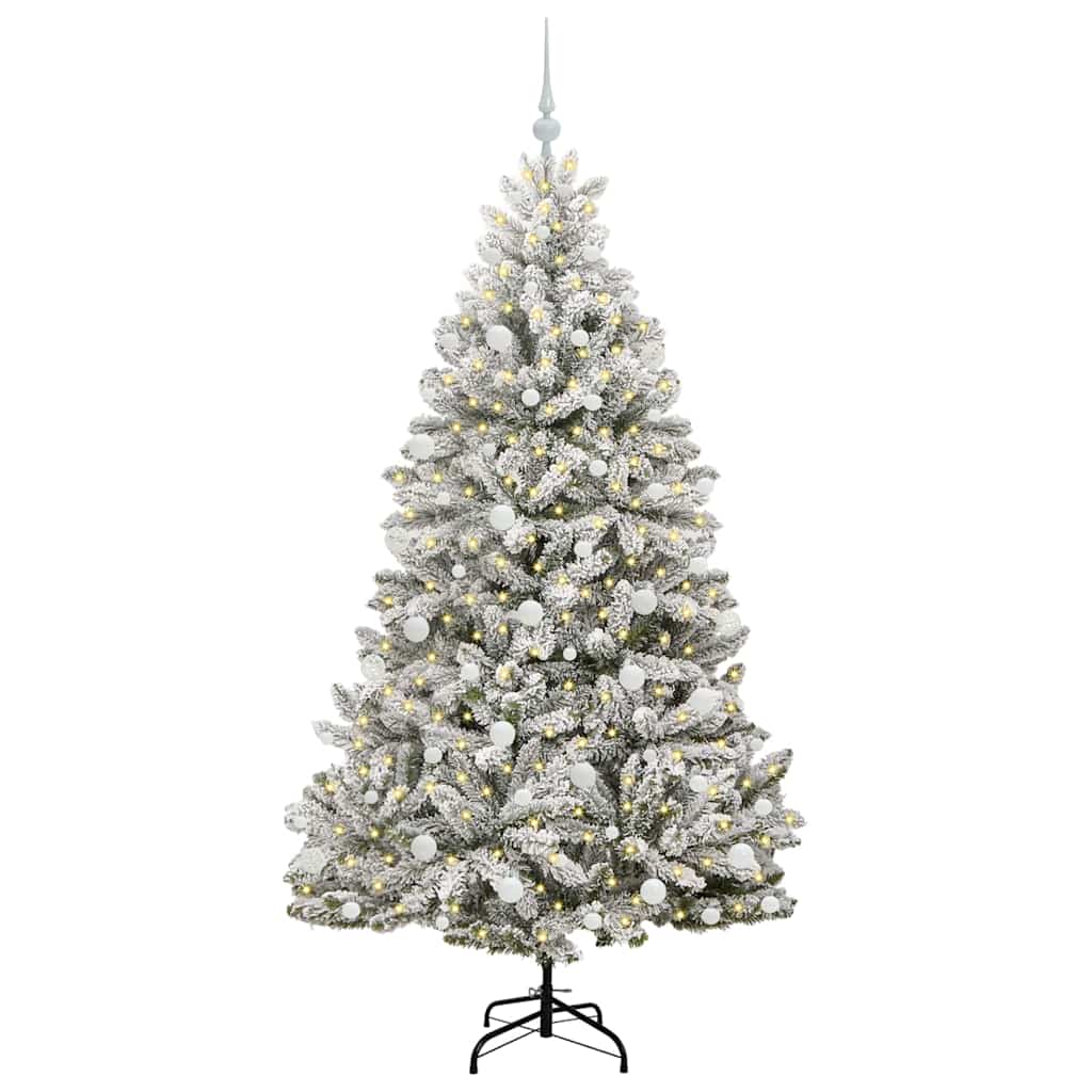 Umjetno božićno drvce 180 cm 300 LED lampica Topla bijela