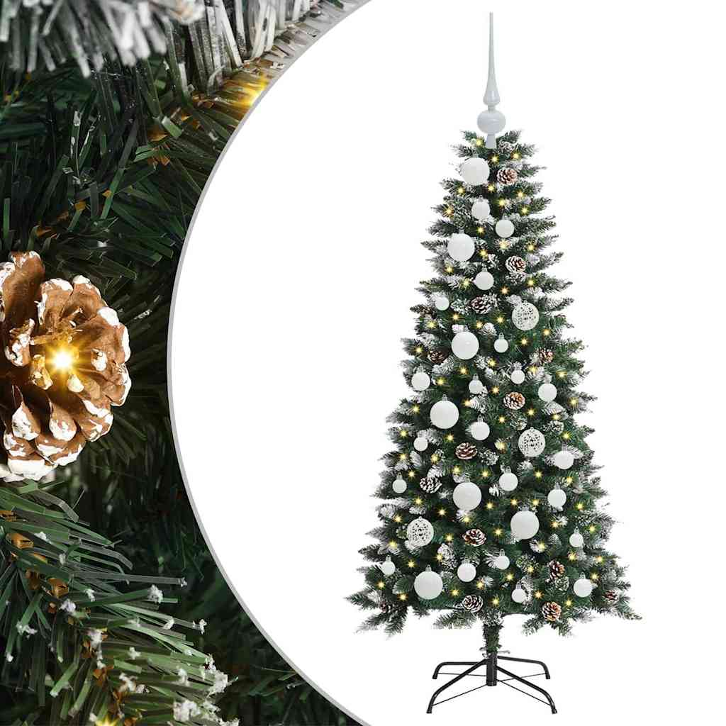 Umjetno božićno drvce Zelena 120 cm PVC, Plastika i Čelik