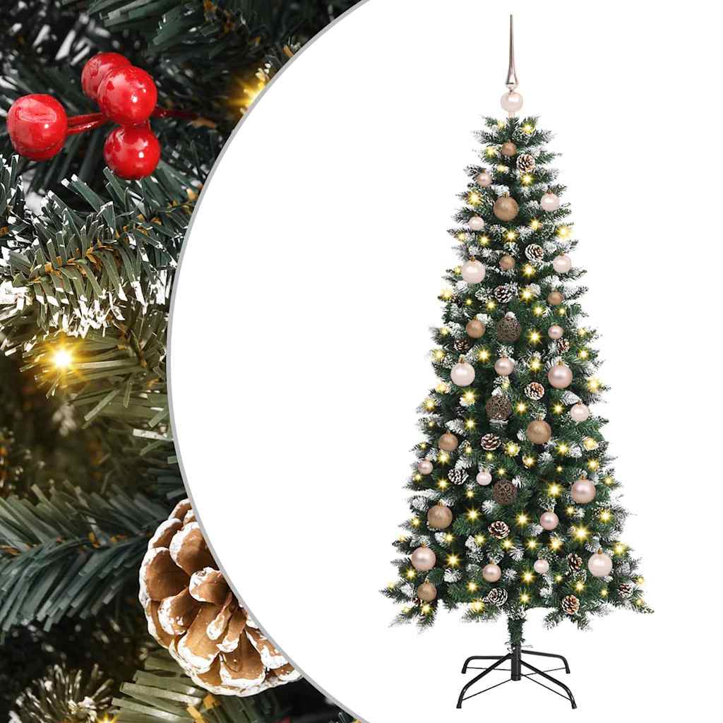 Umjetno božićno drvce Zelena 150 cm PVC, Plastika i Čelik