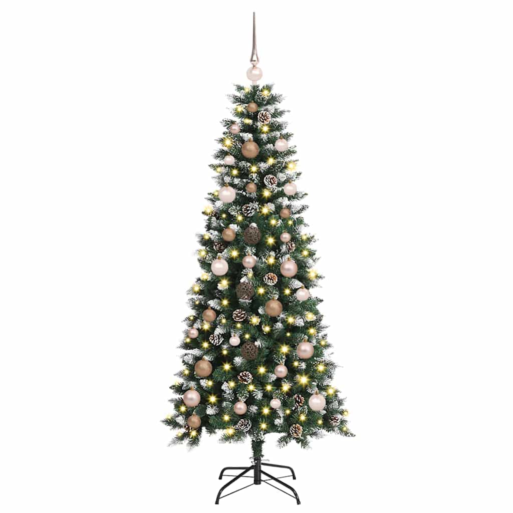 Umjetno božićno drvce Zelena 150 cm PVC, Plastika i Čelik