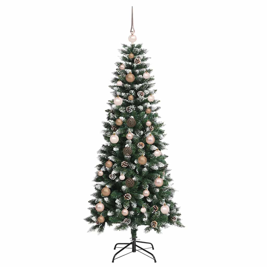 Umjetno božićno drvce Zelena 150 cm PVC, Plastika i Čelik