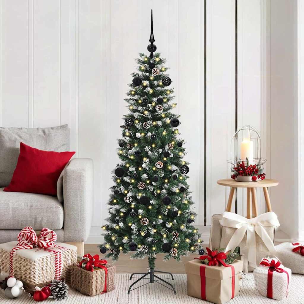 Umjetno božićno drvce sa stalkom zeleno PVC