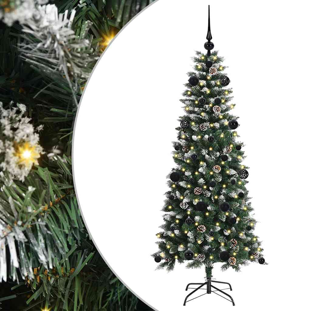 Umjetno božićno drvce Zelena 150 cm PVC, Plastika i Čelik