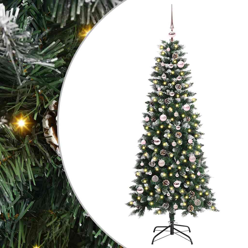 Umjetno božićno drvce Zelena 150 cm PVC, Plastika i Čelik