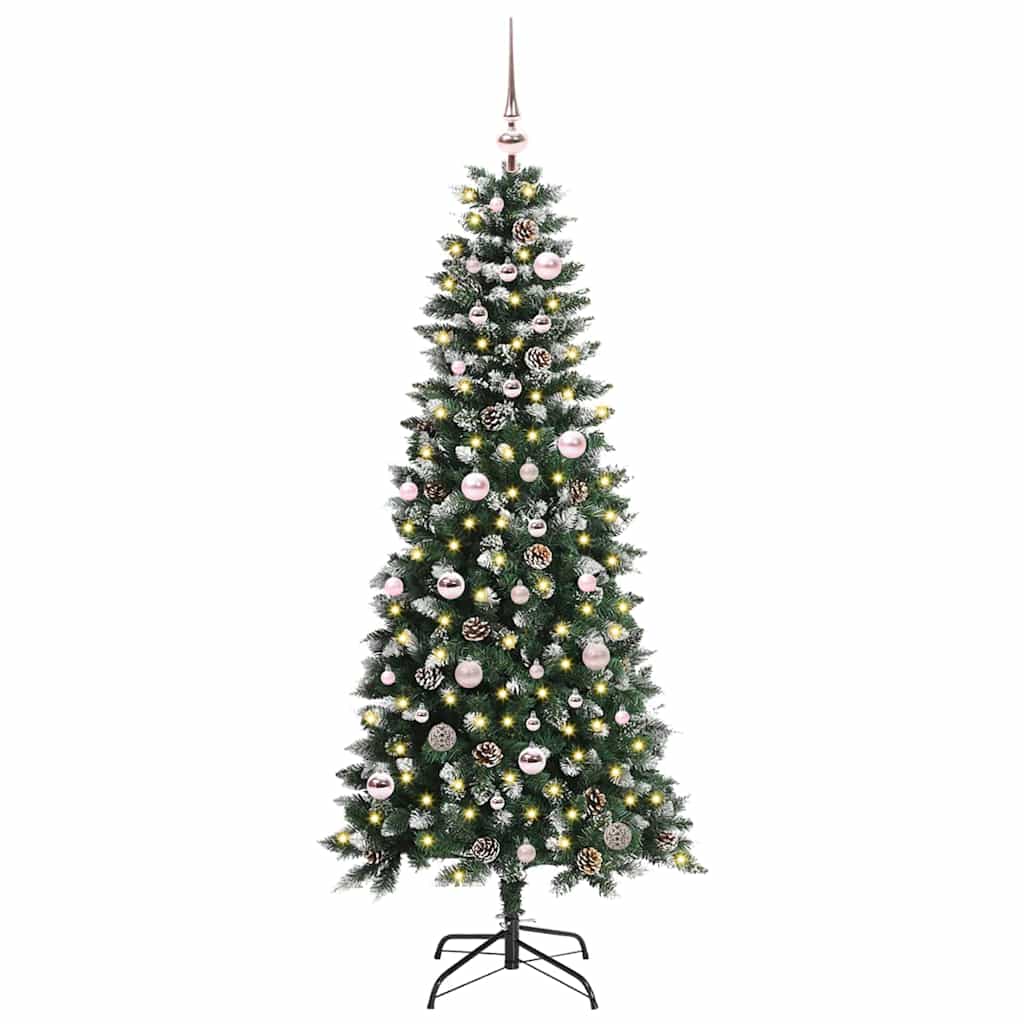 Umjetno božićno drvce Zelena 150 cm PVC, Plastika i Čelik