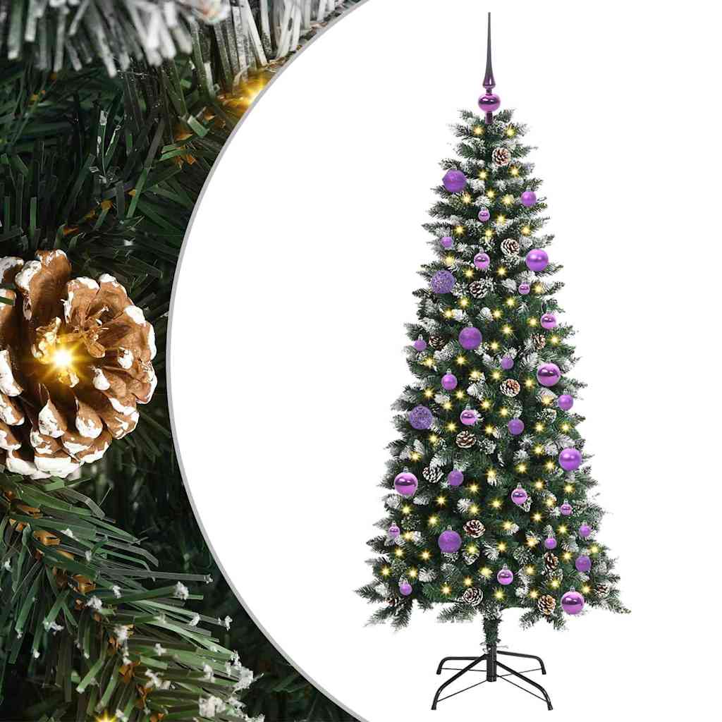 Umjetno božićno drvce Zelena 150 cm PVC, plastika i čelik