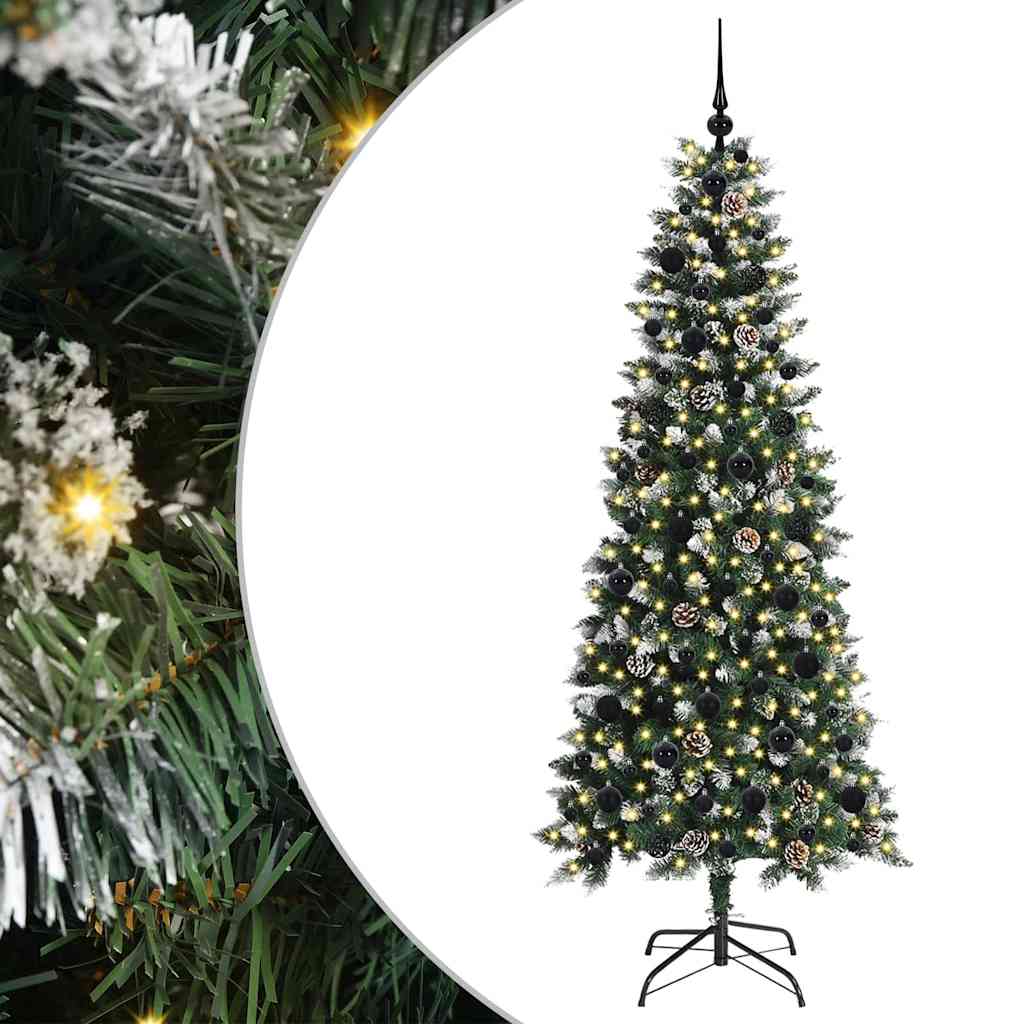 Umjetno božićno drvce Zelena 180 cm PVC, Plastika i Čelik