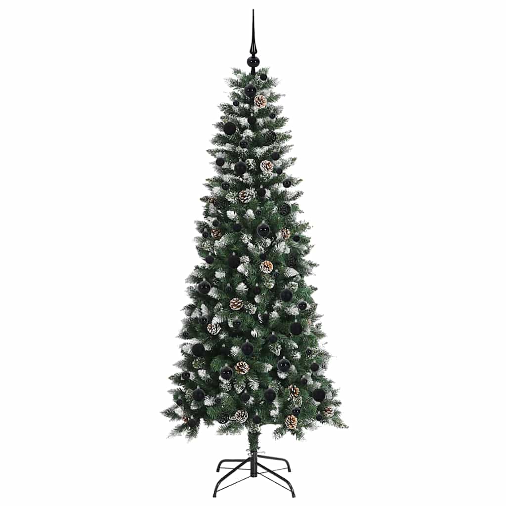 Umjetno božićno drvce Zelena 180 cm PVC, Plastika i Čelik
