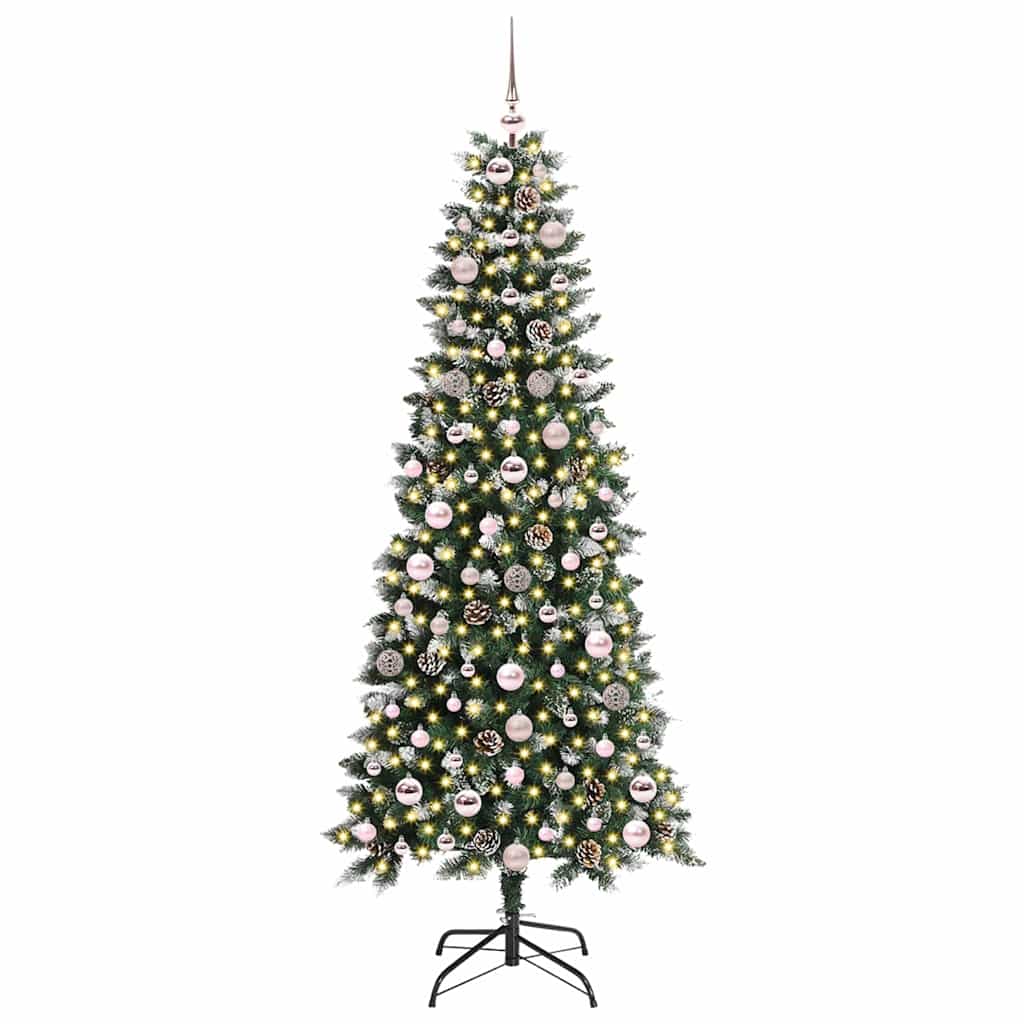 Umjetno božićno drvce Zelena 180 cm PVC, Plastika i Čelik