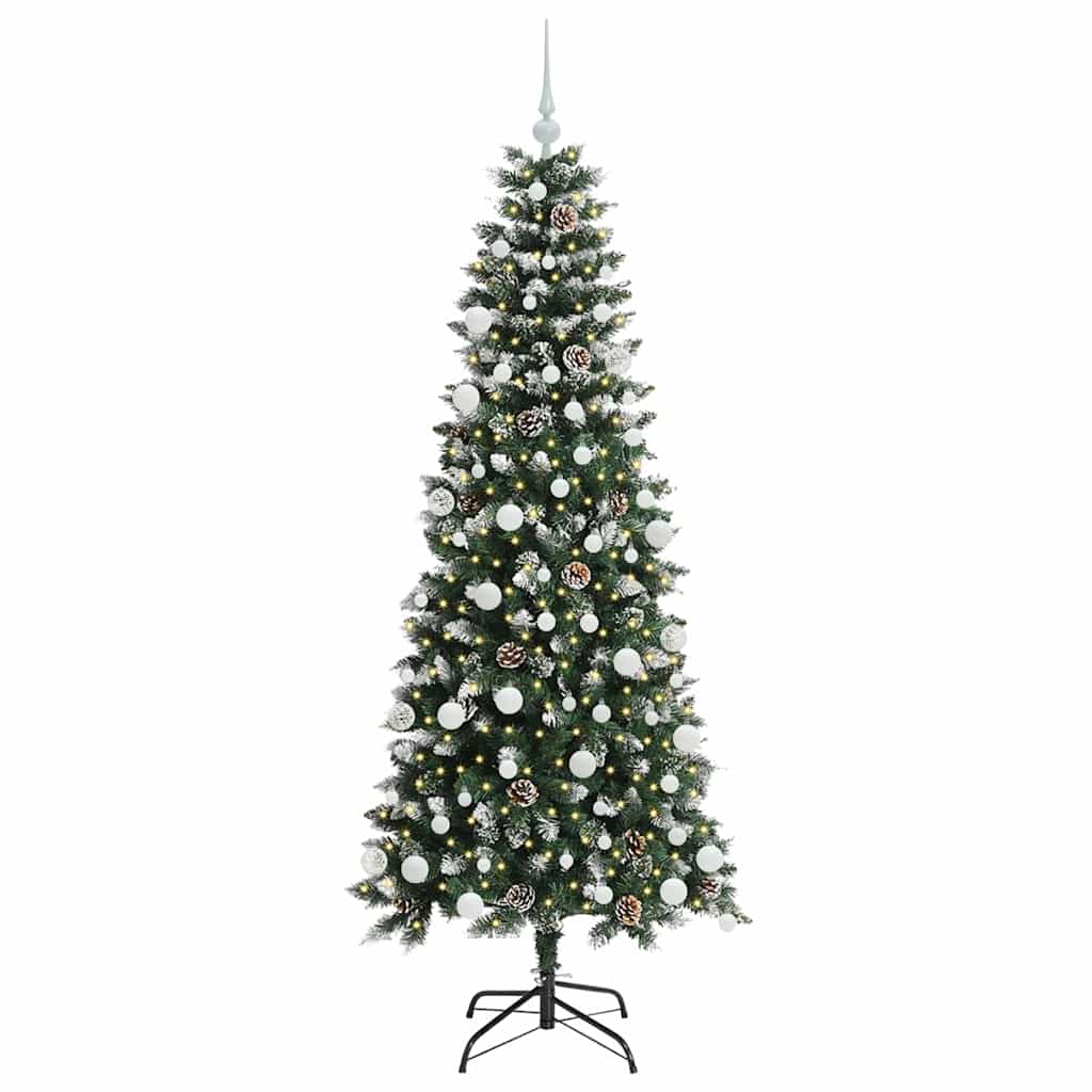 Umjetno božićno drvce Zelena 180 cm PVC, Plastika i Čelik