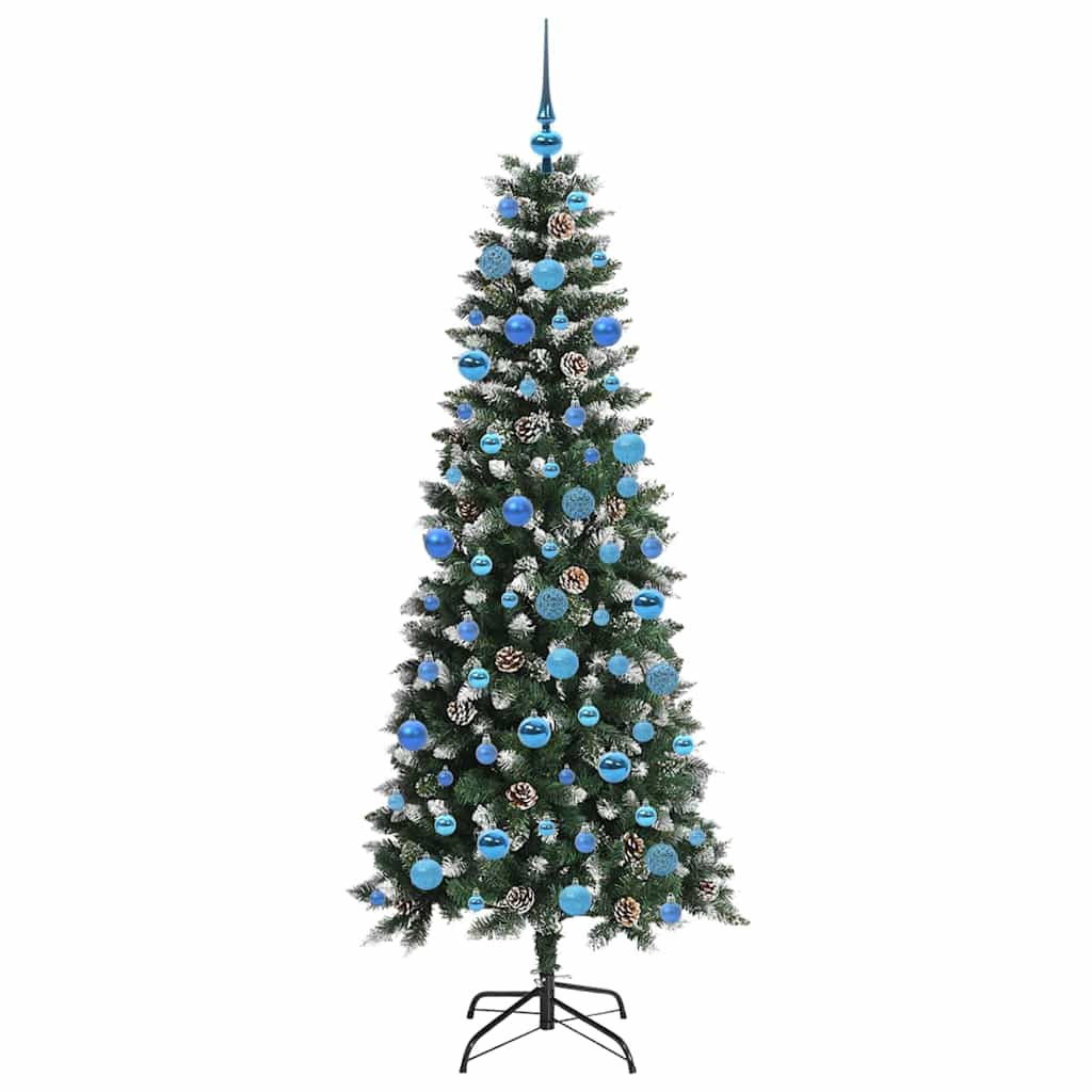 Umjetno božićno drvce Zelena 180 cm PVC, Plastika i Čelik