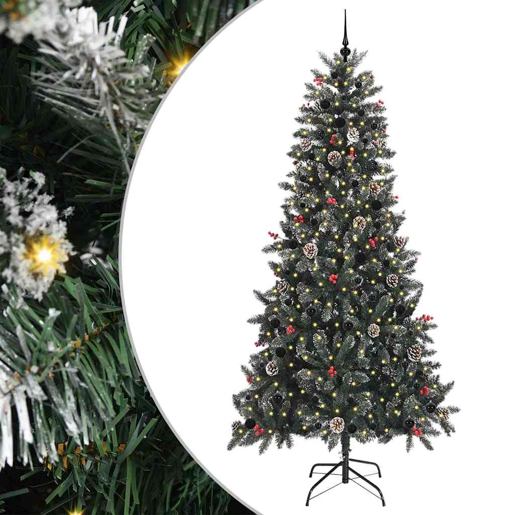 Umjetno božićno drvce Zelena 240 cm PVC, Plastika i Čelik