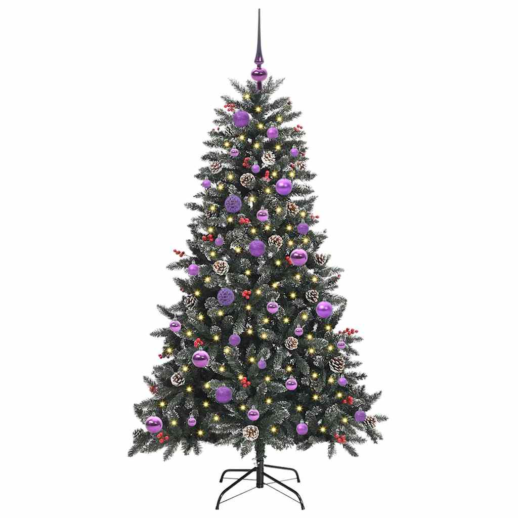 Umjetno božićno drvce Zelena 150 cm PVC, Plastika i Čelik