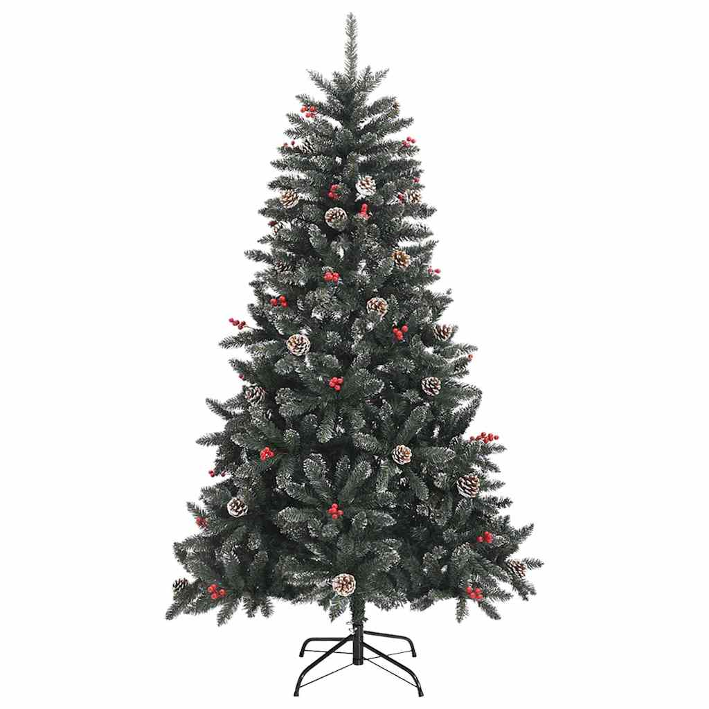 Umjetno božićno drvce Zelena 150 cm PVC, Plastika i Čelik