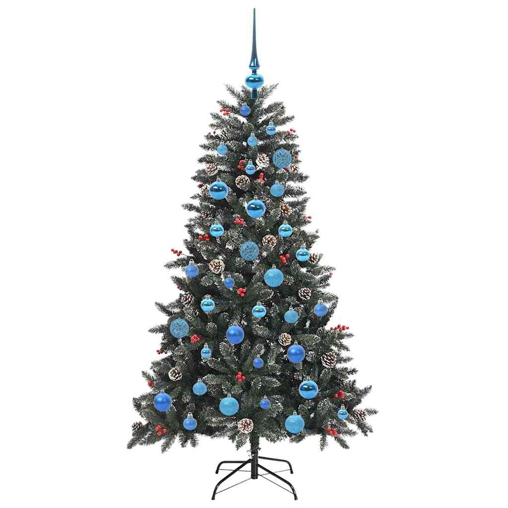 Umjetno božićno drvce Zelena 150 cm PVC, Plastika i Čelik