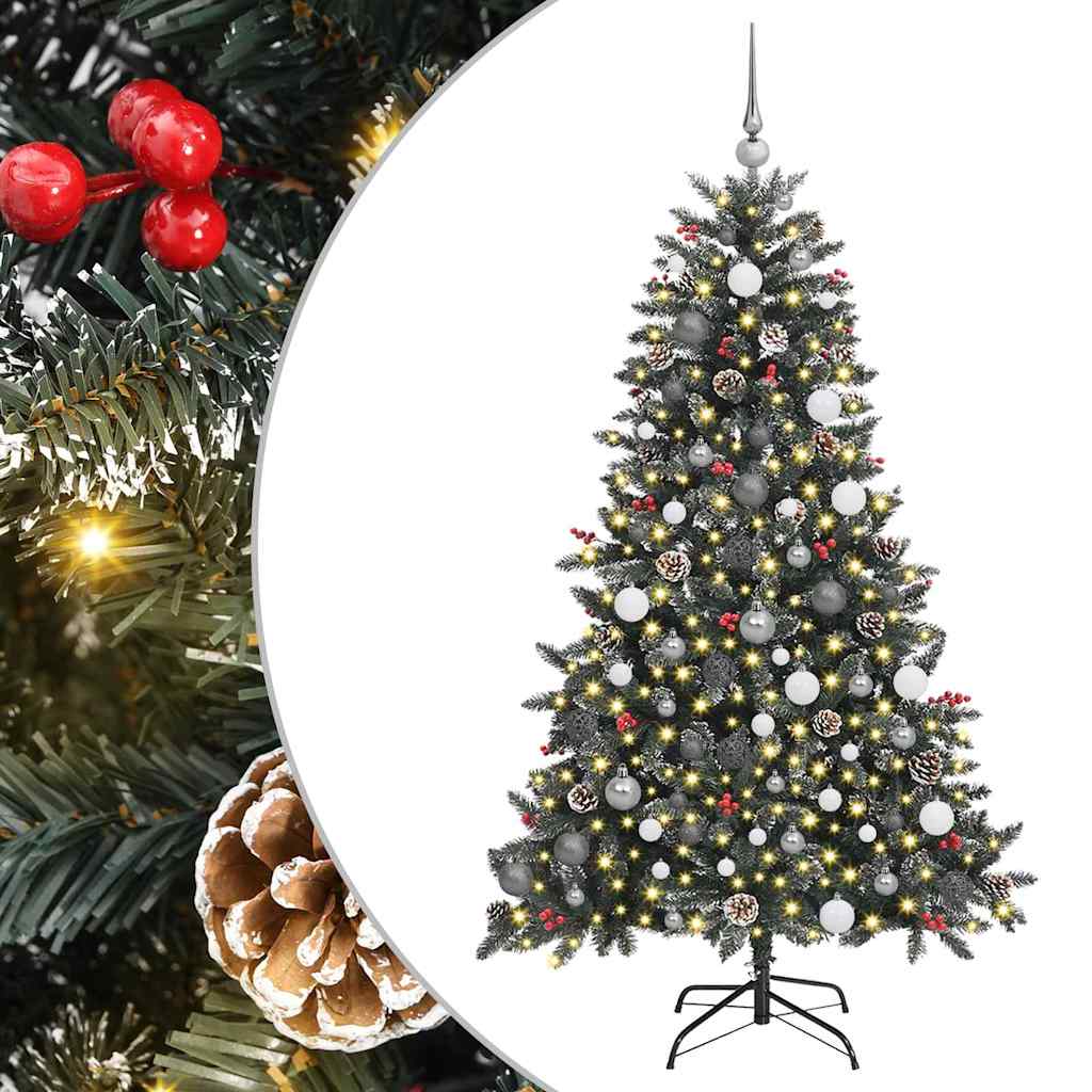 Umjetno božićno drvce Zelena 180 cm PVC, Plastika i Čelik