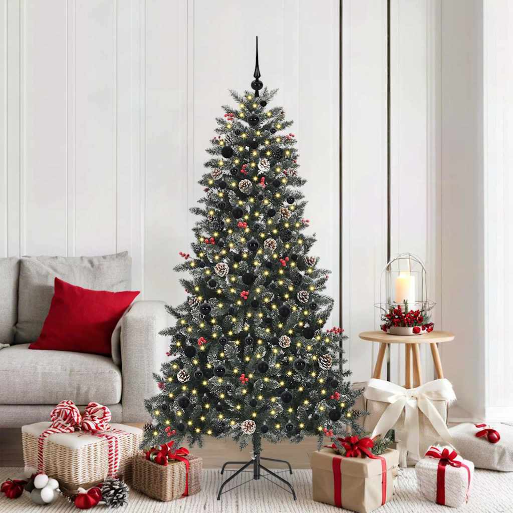 Umjetno božićno drvce Zelena 180 cm PVC, Plastika i Čelik