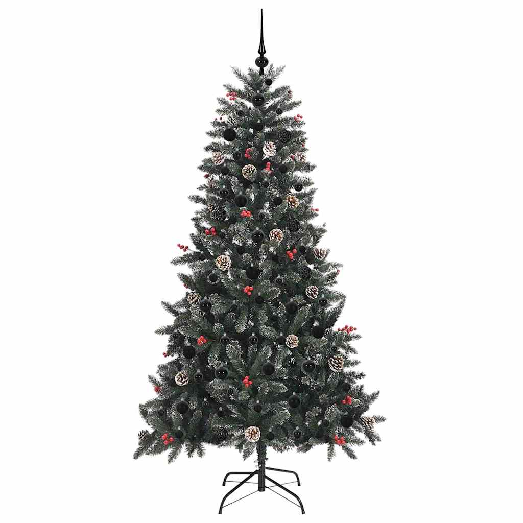 Umjetno božićno drvce Zelena 180 cm PVC, Plastika i Čelik