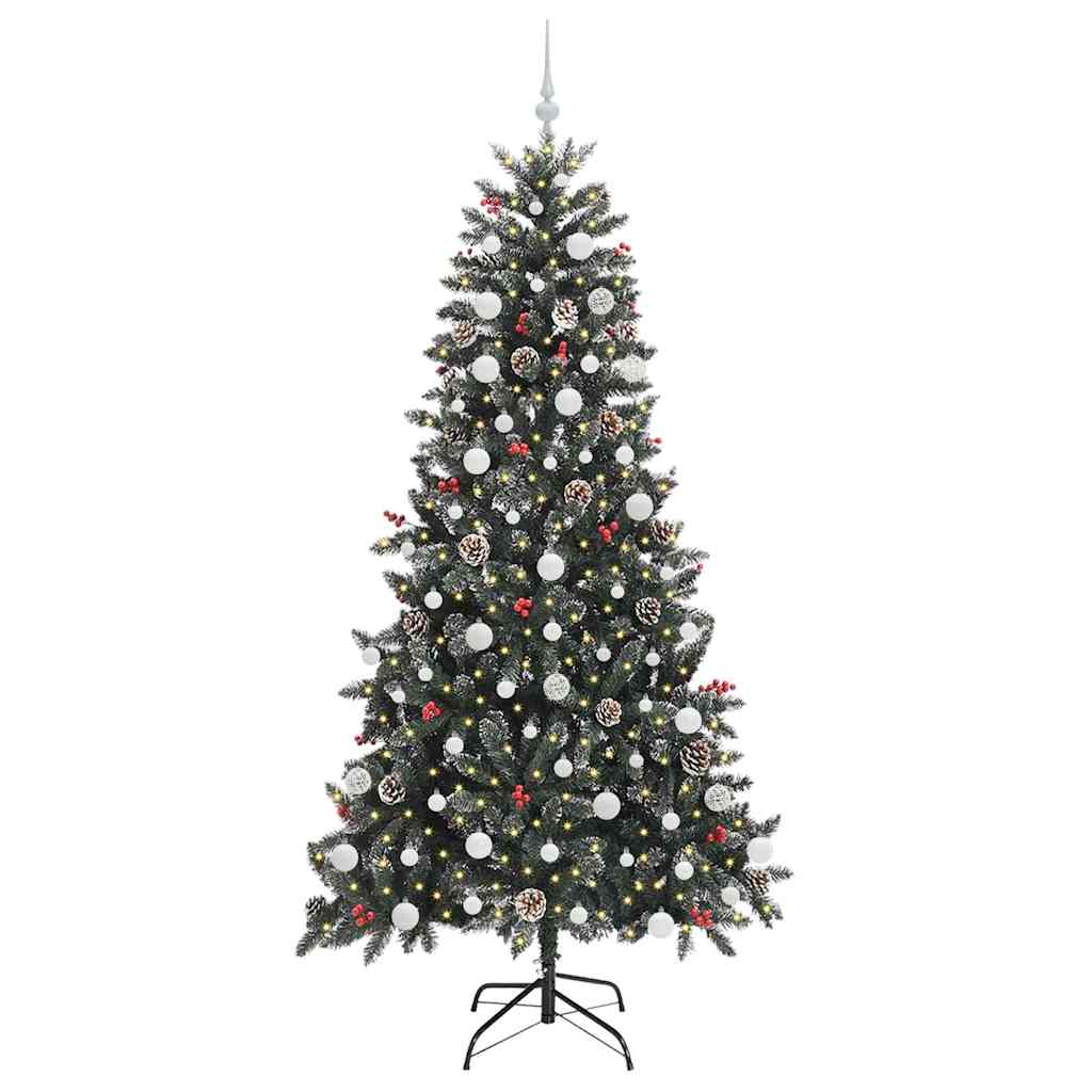 Umjetno božićno drvce Zelena 210 cm PVC, Plastika i Čelik