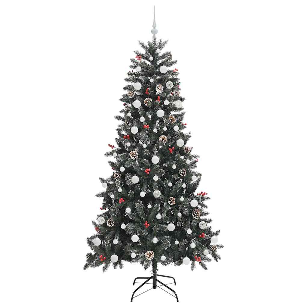 Umjetno božićno drvce Zelena 210 cm PVC, Plastika i Čelik