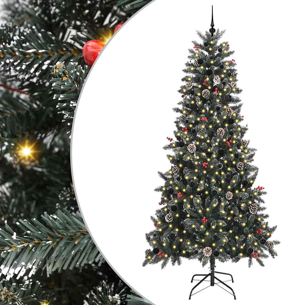 Umjetno božićno drvce Zelena 240 cm PVC, Plastika i Čelik