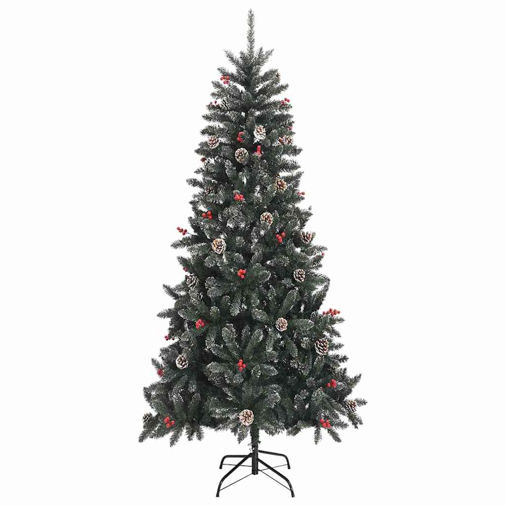 Umjetno božićno drvce Zelena 240 cm PVC, Plastika i Čelik