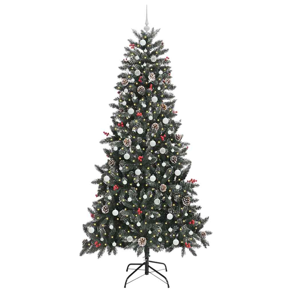 Umjetno božićno drvce Zelena 240 cm PVC, Plastika i Čelik
