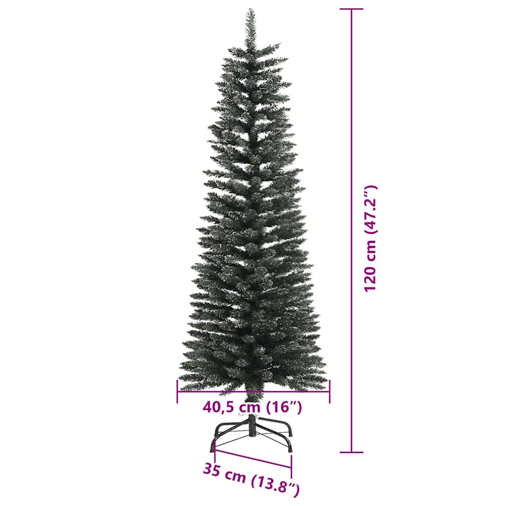 Umjetno božićno drvce Zelena 120 cm PVC, Plastika i Čelik