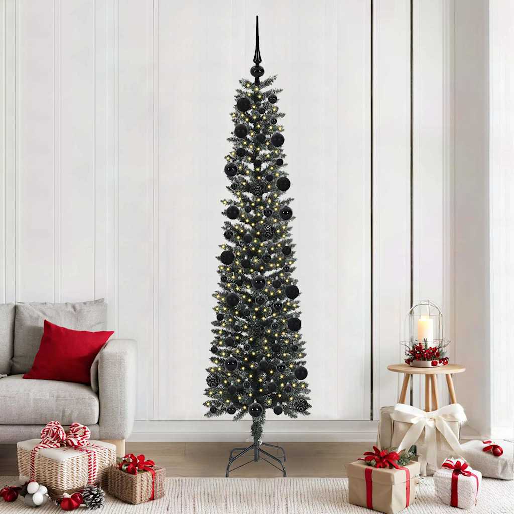 Umjetno božićno drvce Zelena 210 cm PVC, Plastika i Čelik