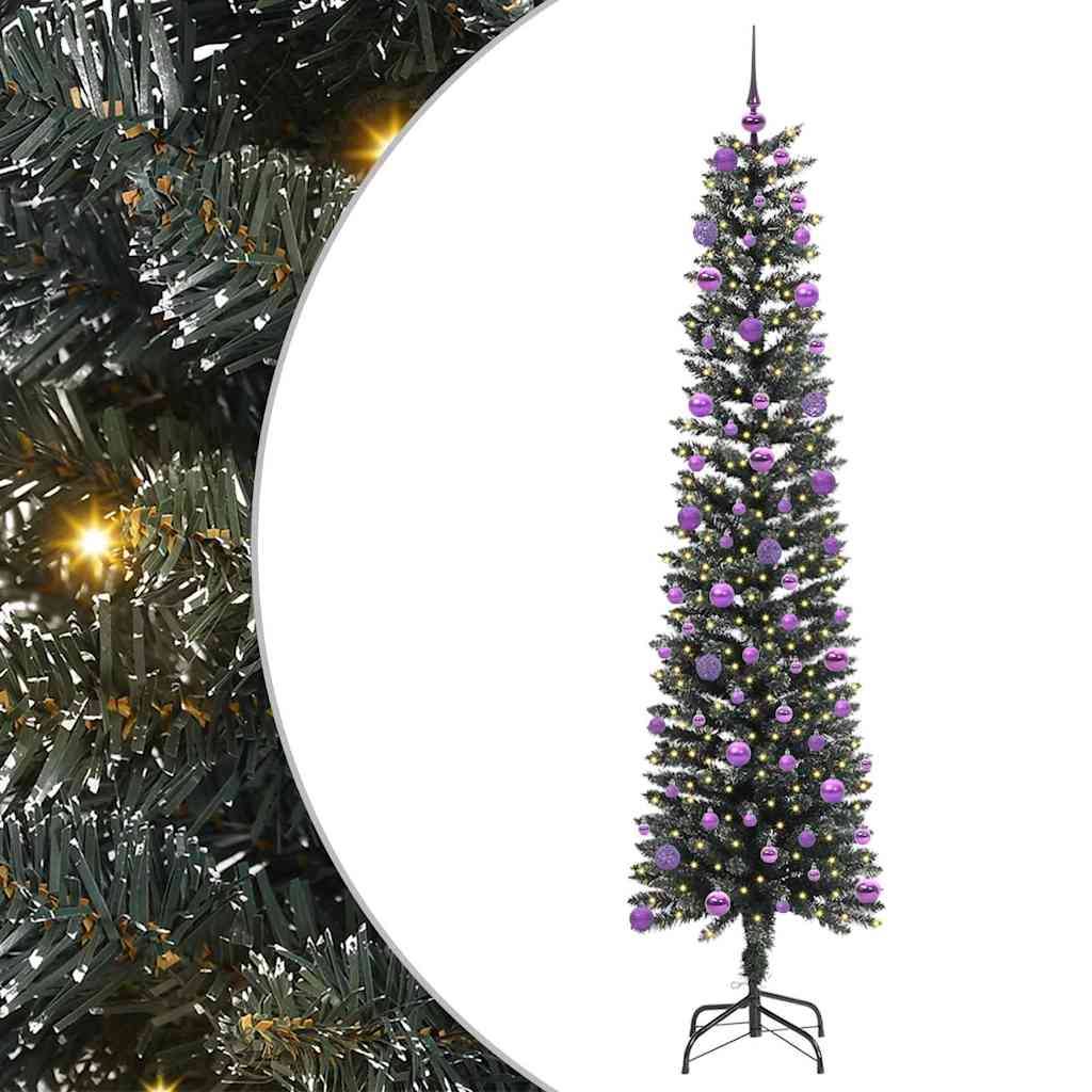 Umjetno božićno drvce Zelena 210 cm PVC, Plastika i Čelik