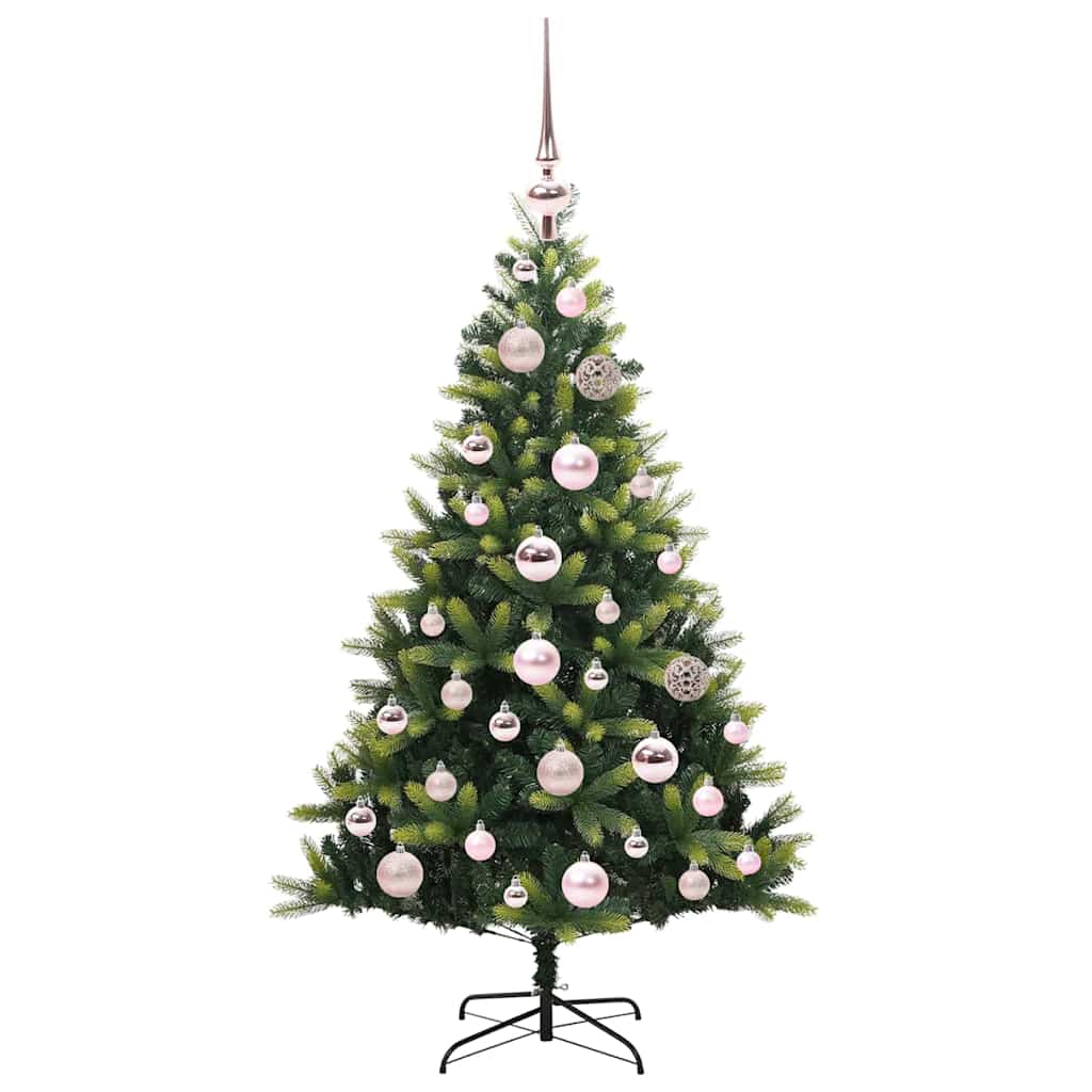 Umjetno rasklopivo božićno drvce 150 LED-a Zelena 120 cm