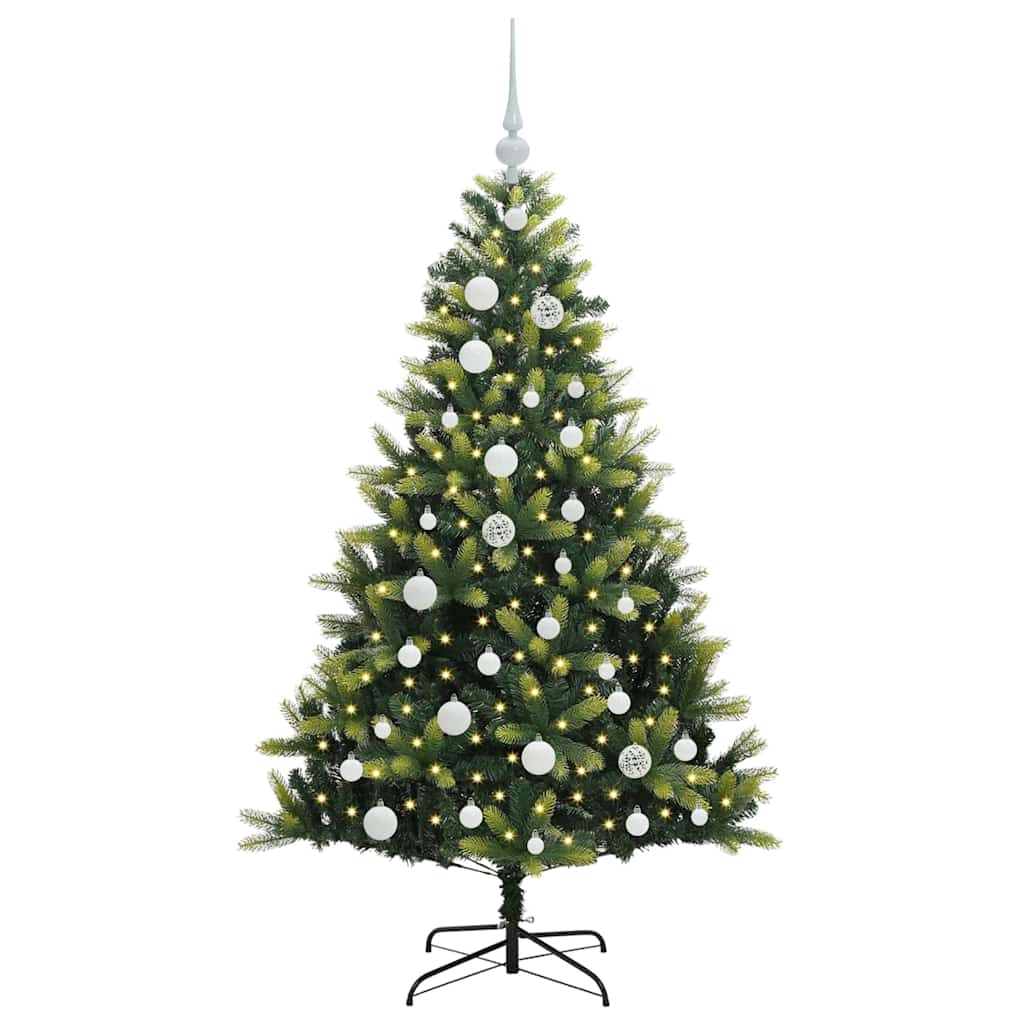 Umjetno rasklopivo božićno drvce 150 LED-a Zelena 120 cm