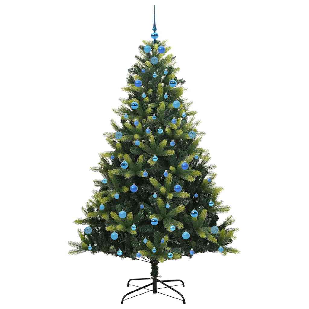 Umjetno savitljivo božićno drvce s 300 LED dioda Zelena 210 cm