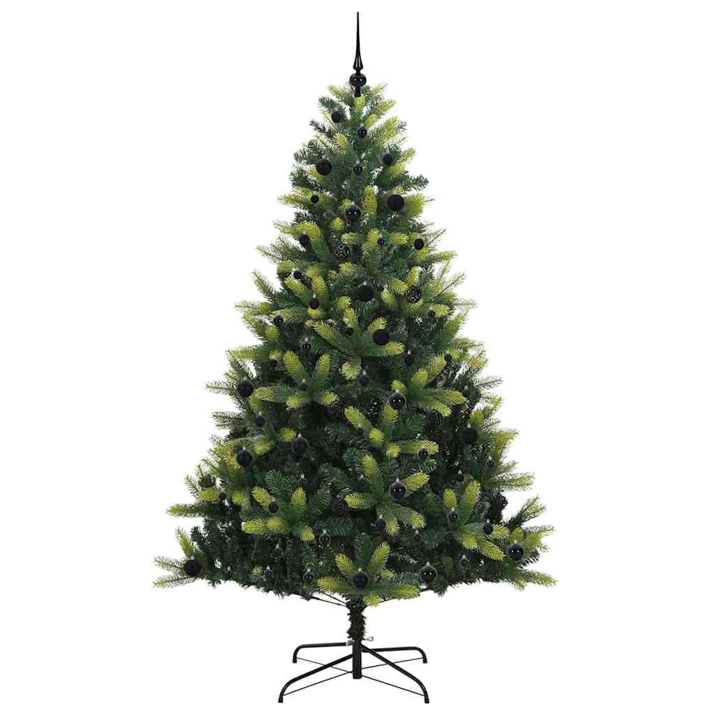 Umjetno savitljivo božićno drvce s 300 LED dioda Zelena 240 cm
