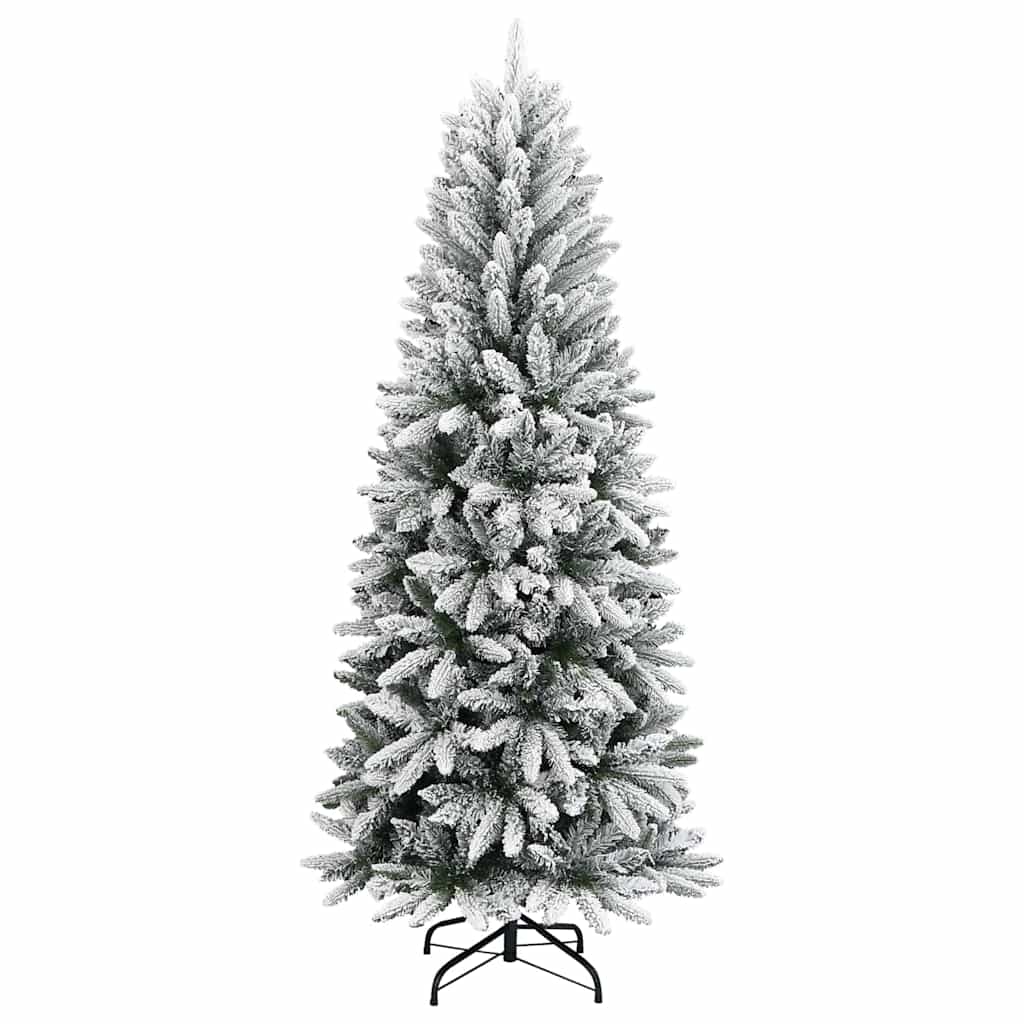 Umjetno božićno drvce Bijela 150 cm PVC, plastika, čelik i PE